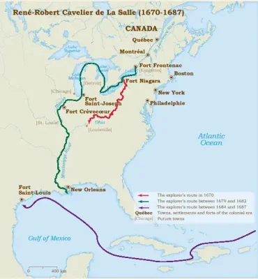 La Salle journey map