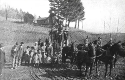 Last leg of the journey to Pisgah 1917